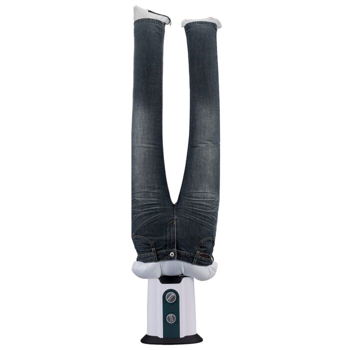 Machine à repasser chemises et pantalons, avec sèche-chaussures