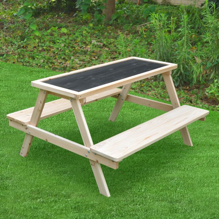 Tisch Und Bank Moritz 89x84x50 Cm Mit Maltafel Gunstig Lehner