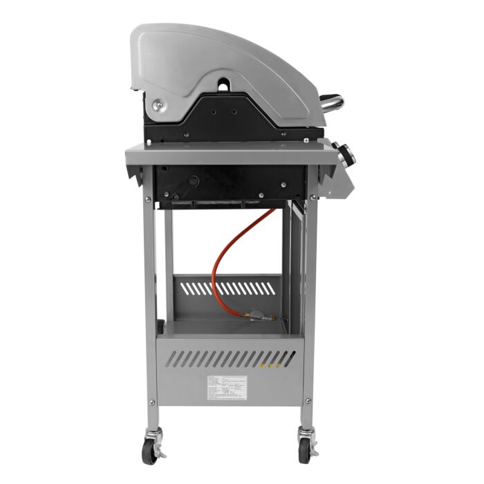 Edelstahl Gasgrill mit 3 Brennern