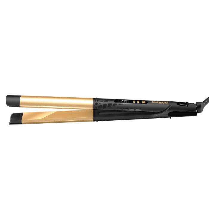 Fer à lisser & à boucler 2-en-1 BaByliss Gold Ceramic