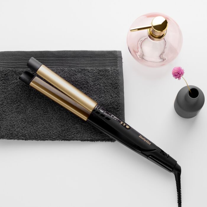 Fer à lisser & à boucler 2-en-1 BaByliss Gold Ceramic