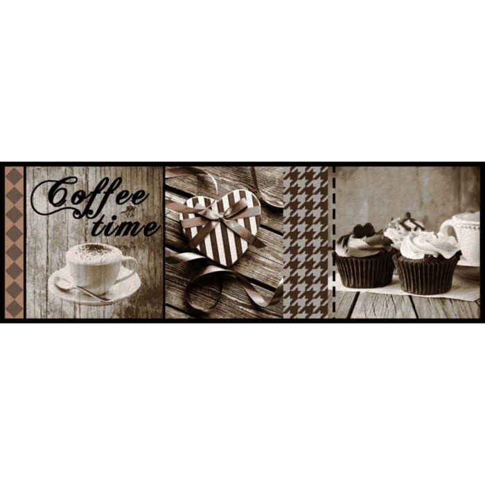 Küchenläufer Coffee Time 50x150 cm