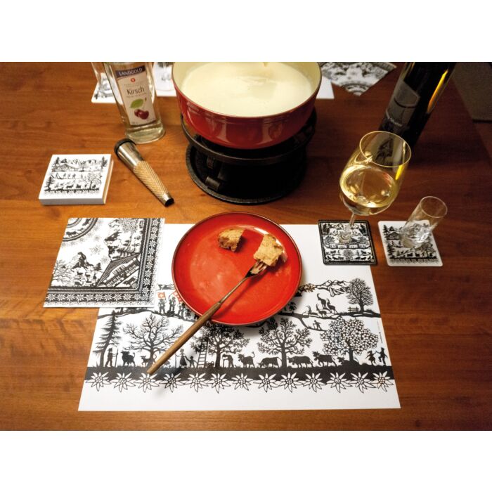 Papiertischset Swiss Tradition