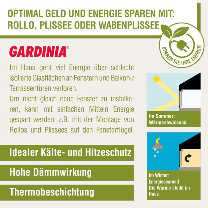 EASYFIX-Rollo THERMO mit Verdunkelung