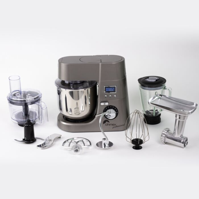 Ohmex Küchenmaschine mit diversem Zubehör main product photo
