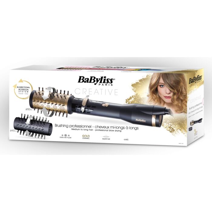 Babyliss Brosse Rotative Créative 650 W, AS510CHE