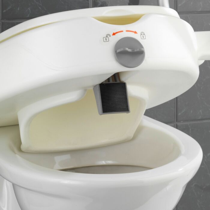 WC-Sitz Erhöhung mit Stützgriffen Secura