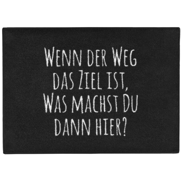 Paillasson Pechkeks: "Wenn der Weg das Ziel ist, was machst du dann hier?" main product photo