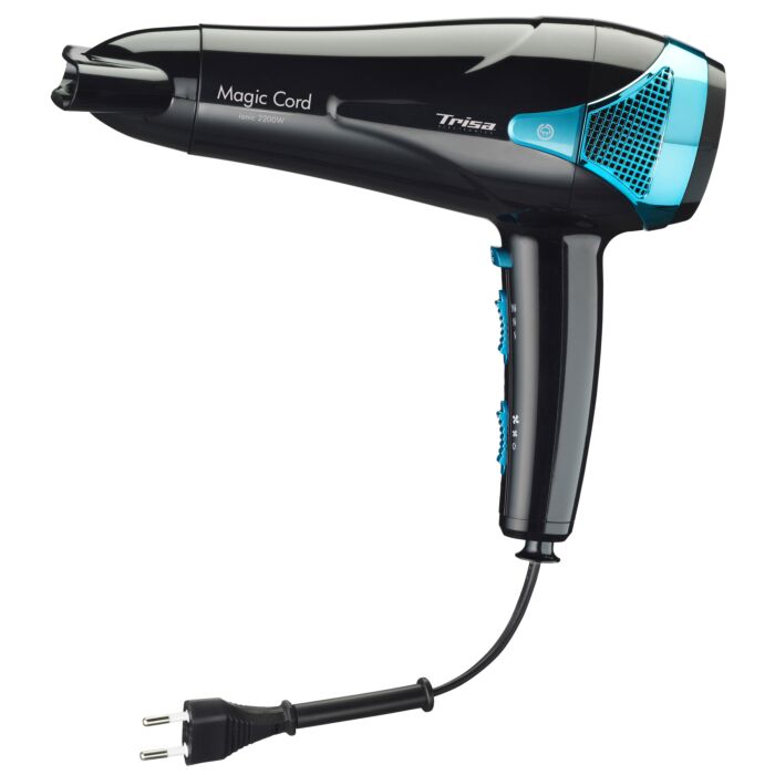 Sèche-cheveux Trisa Magic Cord Ionic, bleu main product photo
