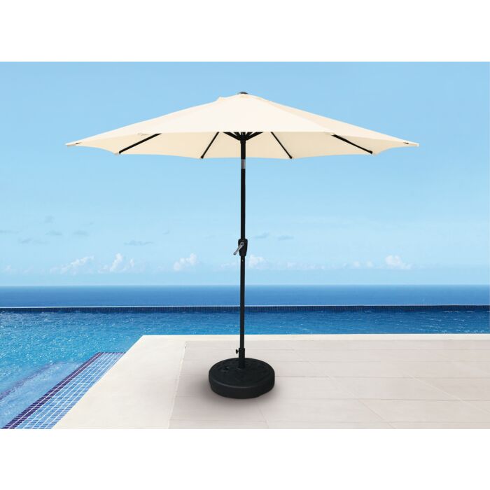 Sonnenschirm mit Sockel Uv50+ beige