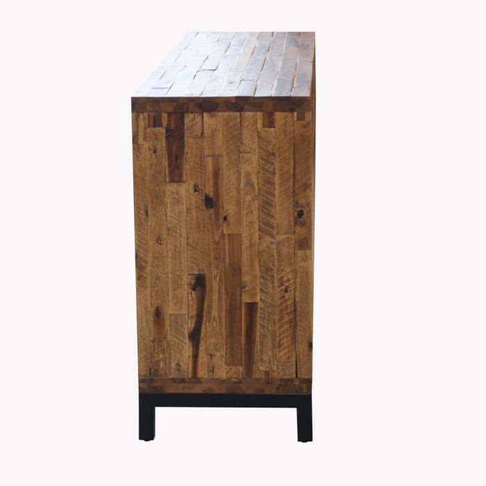 Sideboard Gremio Akazie, 2 Türen, 3 Schubladen
