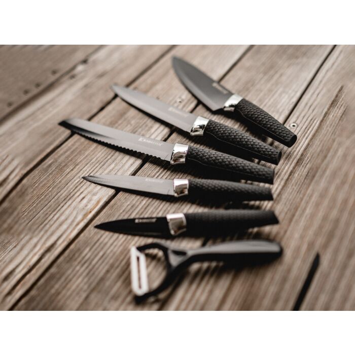 Messer-Set Premium black 6-teilig
