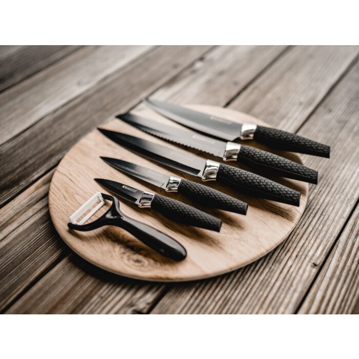 Messer-Set Premium black 6-teilig
