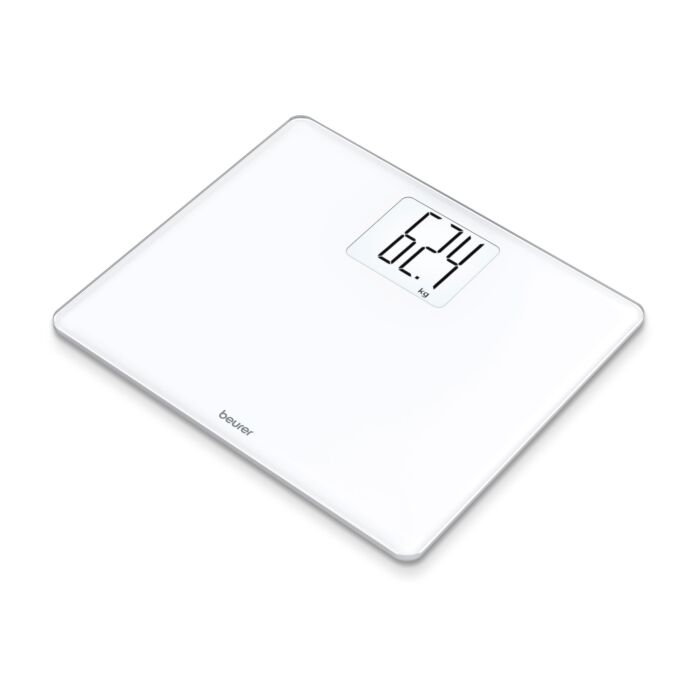 Pèse-personne Beurer XXL blanc en verre main product photo