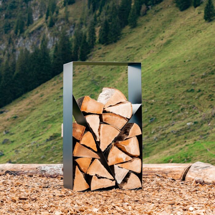 Etagère à bois de cheminée Nouvel Avantgarde