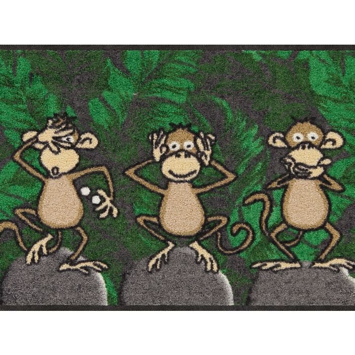 Türvorlage Three Monkeys 50x75 cm