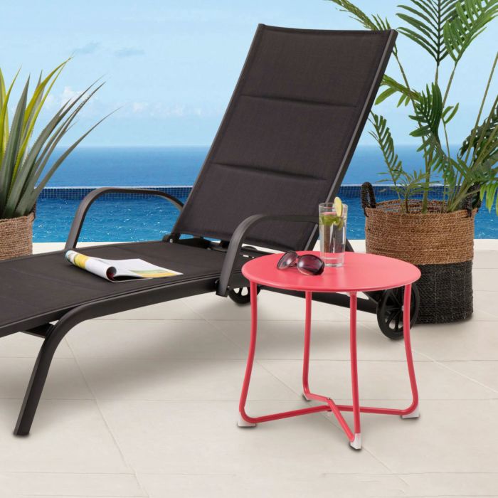 Image of Beistelltisch Milo rot bei Lehner Versand Schweiz