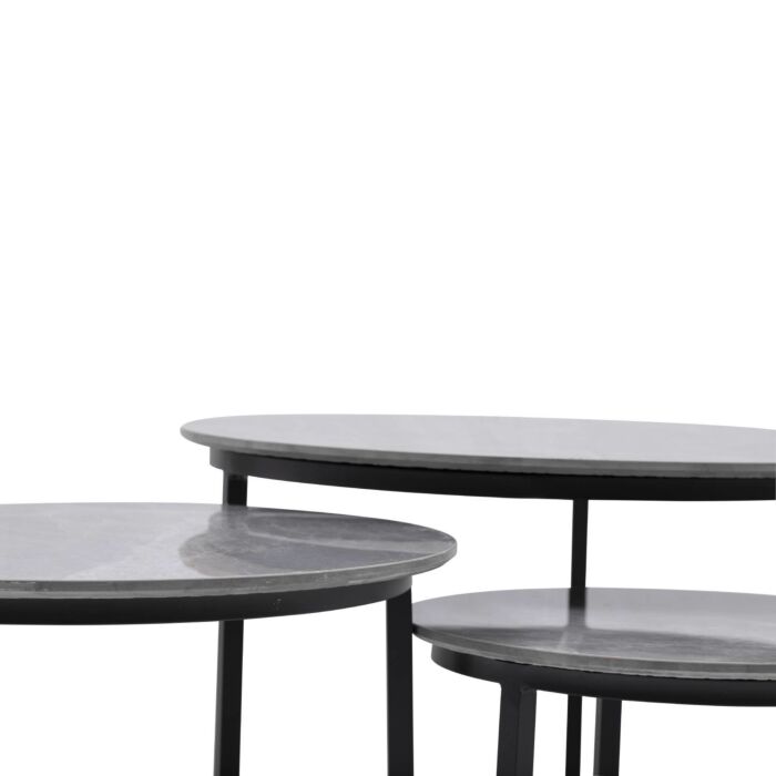 Tables gigognes Venezia, 3 pièces