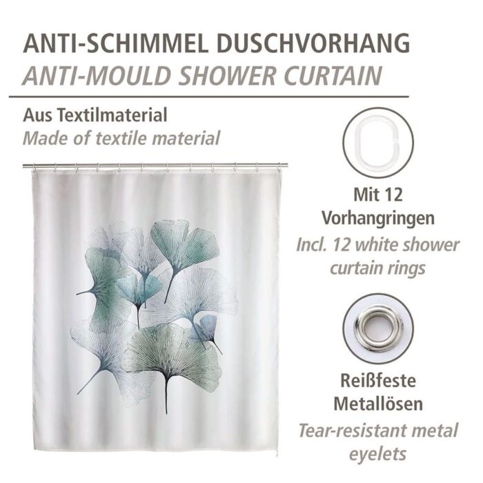 Rideau de douche Ginkgo