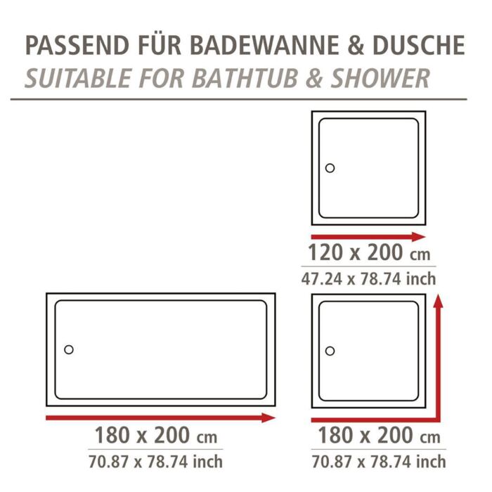 Rideau de douche Ginkgo