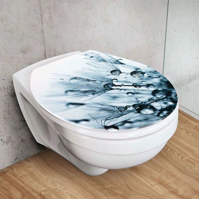 Abattant de WC Sereno à abaissemnet automatique