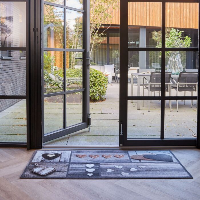 Tapis de passage Universal Hearts, 67x150 cm