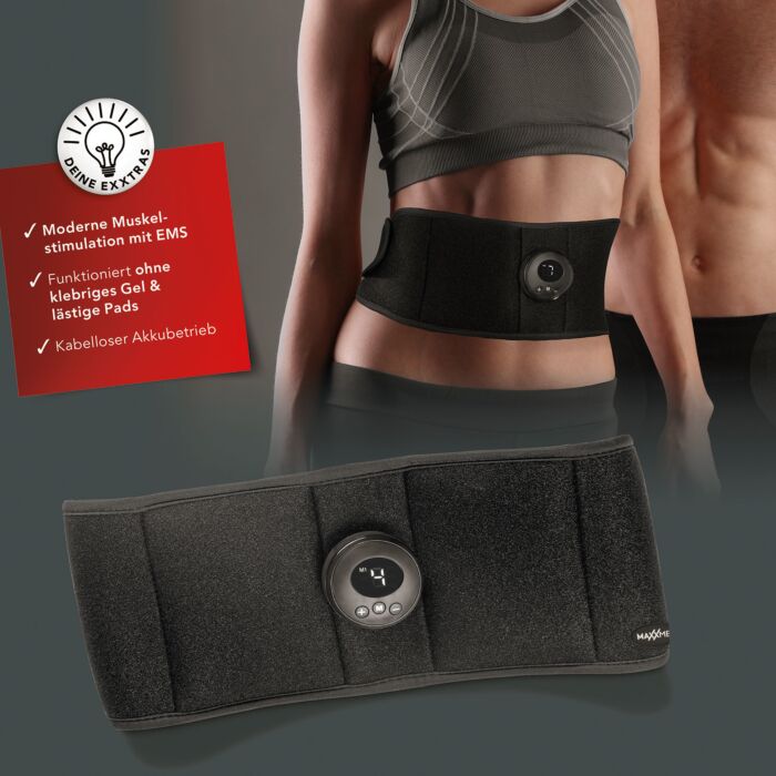 Ceinture abdominale Maxxmee à technologie EMS main product photo