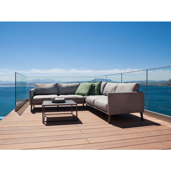 Salon de jardin Relax avec cadres en aluminium