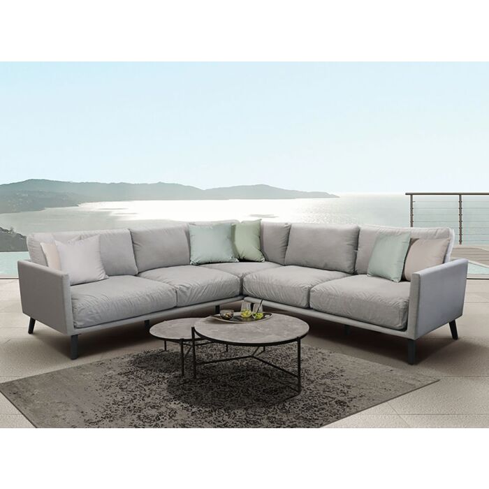 Salon de jardin Relax avec cadres en aluminium