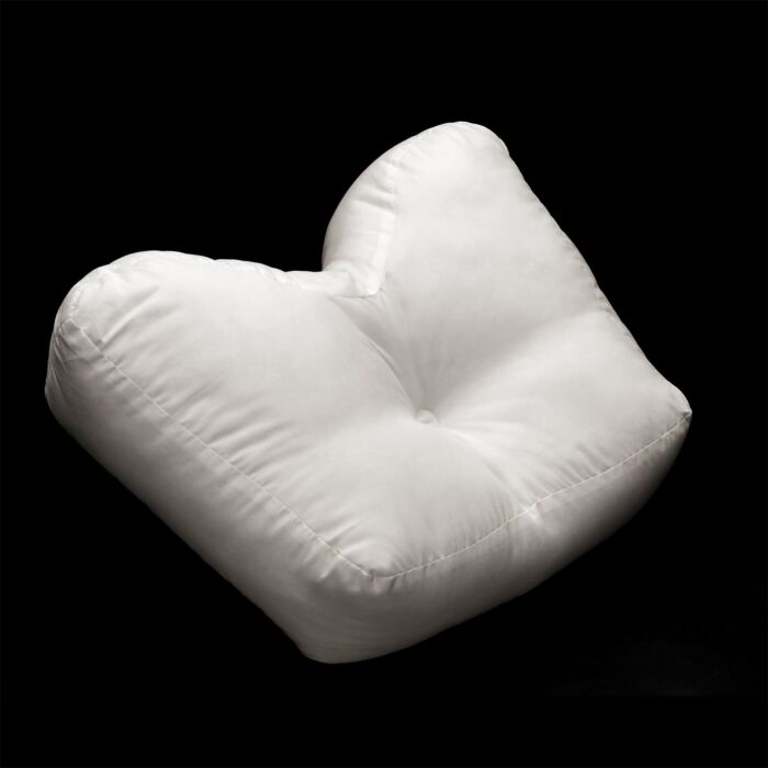 Coussin de soutien pour position latérale avec taie en coton