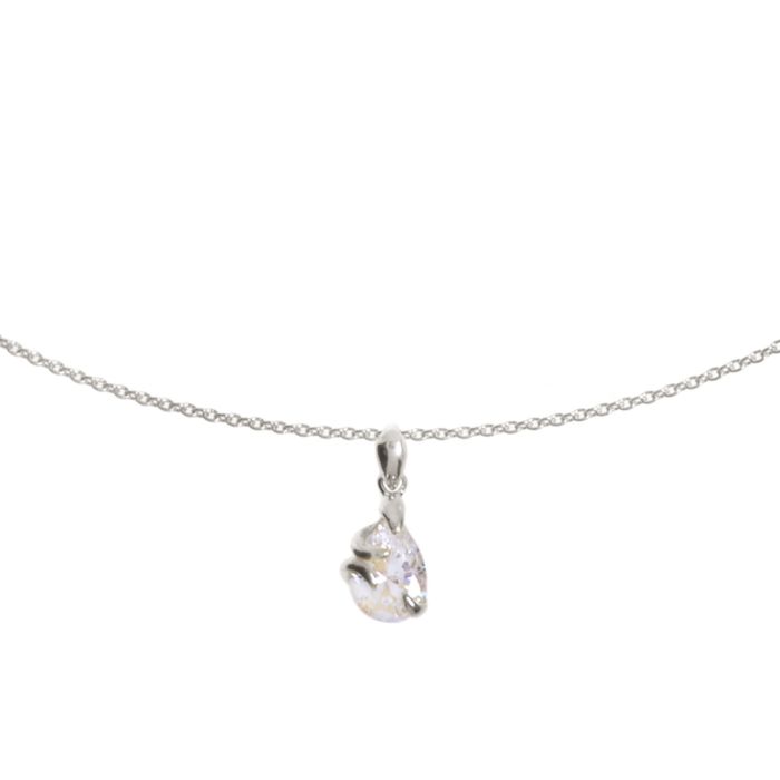 Image of 925 Silber-Halskette mit Kristall bei Lehner Versand Schweiz