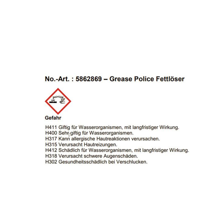 Grease Police Fettlöser