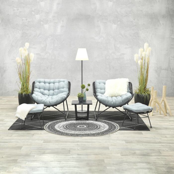 Sessel Luna mit Hocker/Fussbank main product photo