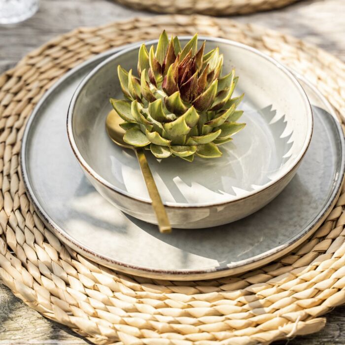 Image of Pearl Essteller, 6er-Set Steingut – 27 cm bei Lehner Versand Schweiz