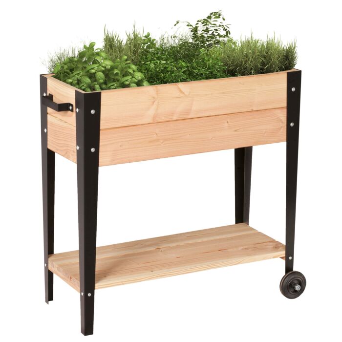 Jardinière surélevée mobile