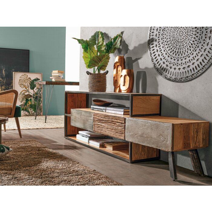 Image of Wohnregal Olivone, braun bei Lehner Versand Schweiz