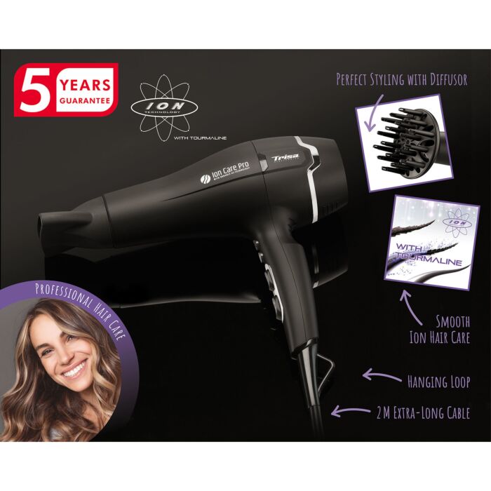 Trisa Haarföhn ION Care Pro 2000 W