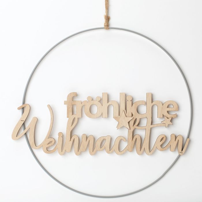 Image of Deko–Aufhänger "fröhliche Weihnachten" bei Lehner Versand Schweiz