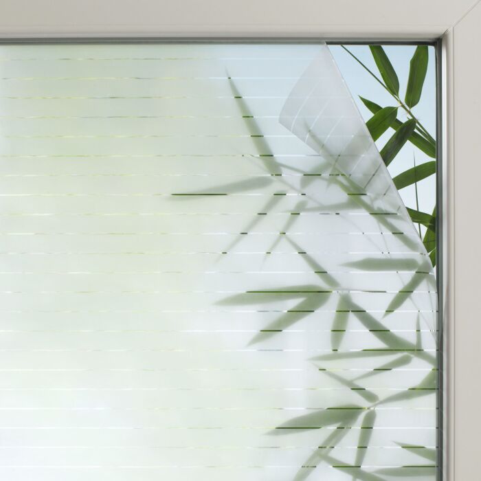 Statische Fensterfolie Line 25, semitransparent