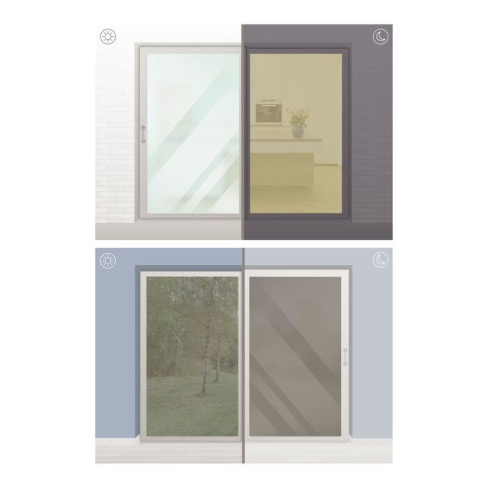 Film-miroir statique, argent