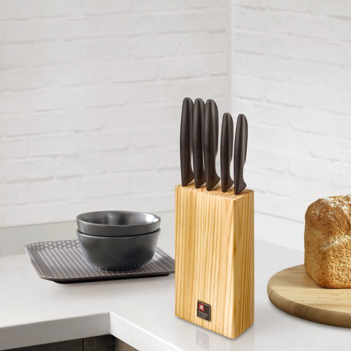 Image of Messerblock City 6-teilig, mehrfarbig bei Lehner Versand Schweiz