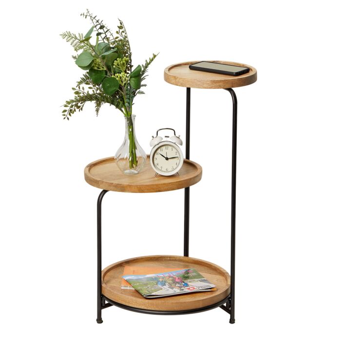 Table d'appoint Emilia en manguier main product photo