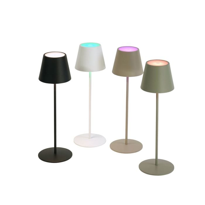 Lampe de table LED avec fonctions changement de couleur et dimmer ⋆ Lehner  Versand