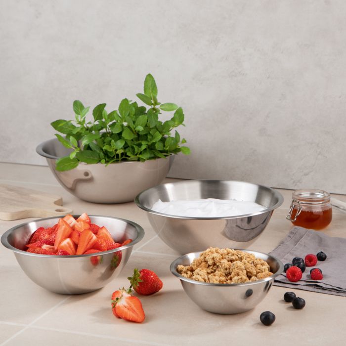 Image of Gourmetmaxx Edelstahlschüssel 4er Set bei Lehner Versand Schweiz