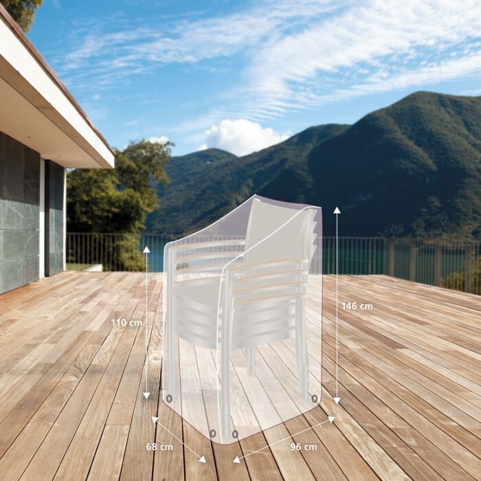Housse de protection pour 4 chaises main product photo