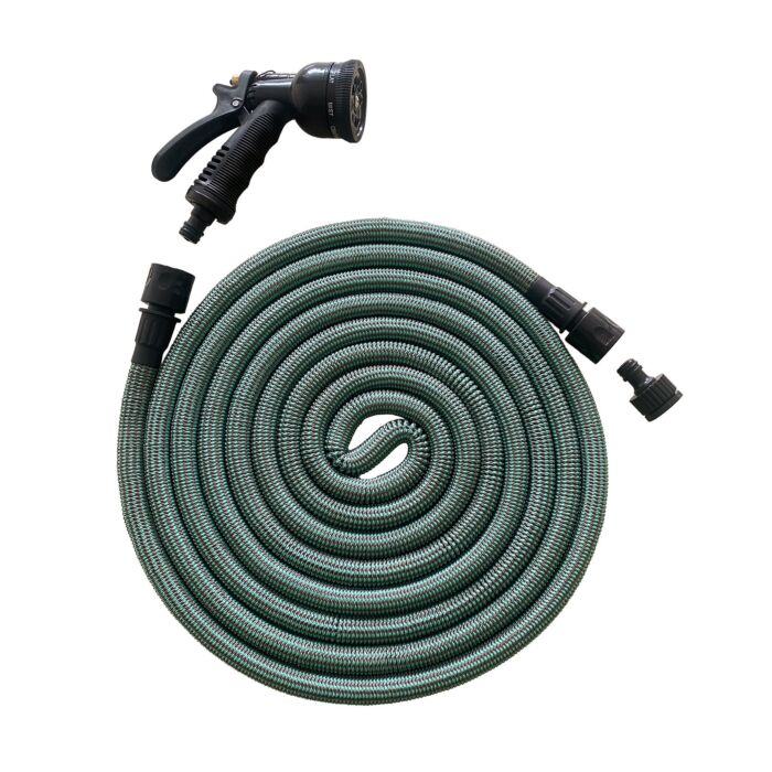 Dehnbarer Gartenschlauch mit Universaladapter