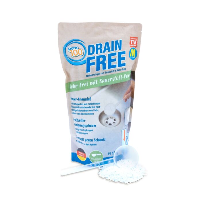 Pure 100 Drain Free, Abflussreiniger