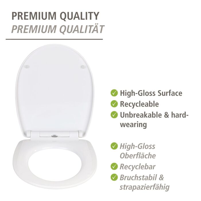 Abattant WC Yack à abaissement automatique