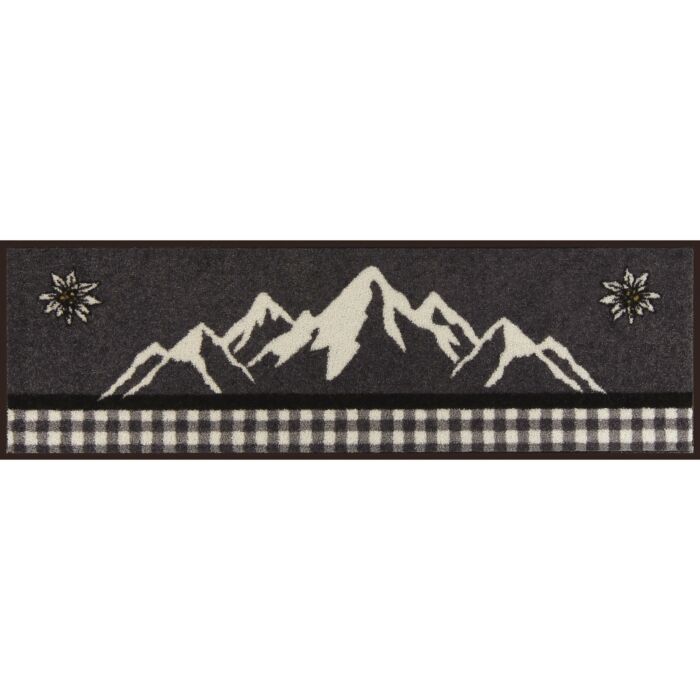 Fussmatte Bergland Edelweiss 30x100 cm