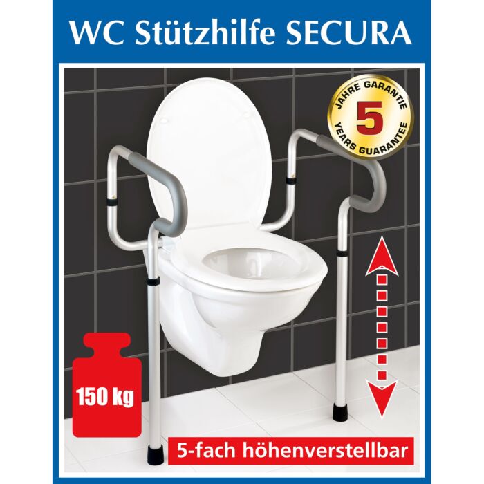 Aide d'appui Secura pour WC
